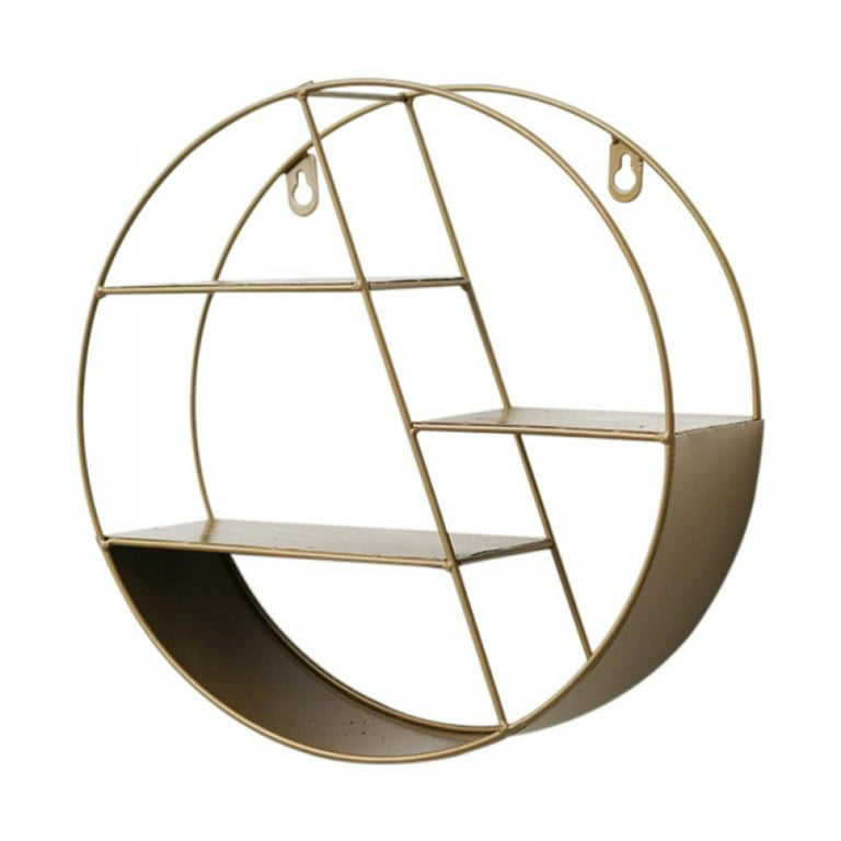 Wall Mounted Shelf Golden