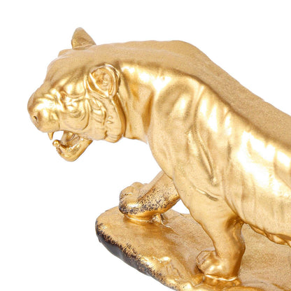 Handcrafted Metal Golden Tiger