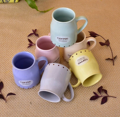 Handcrafted Mug Set of 6 Microwave Safe