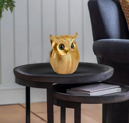 Lucky Owl Art Figure Showpiece