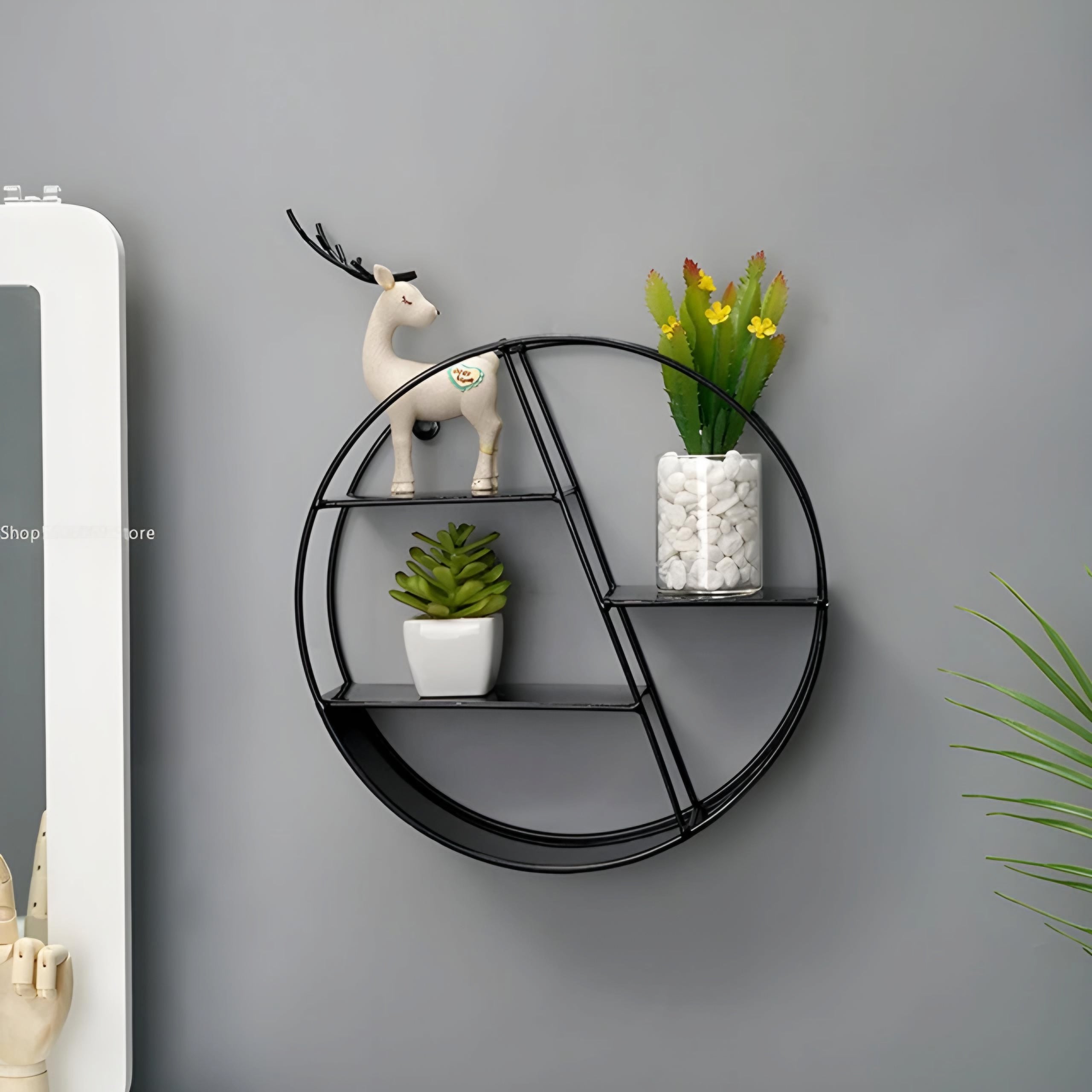 Wall Mounted Shelf Black