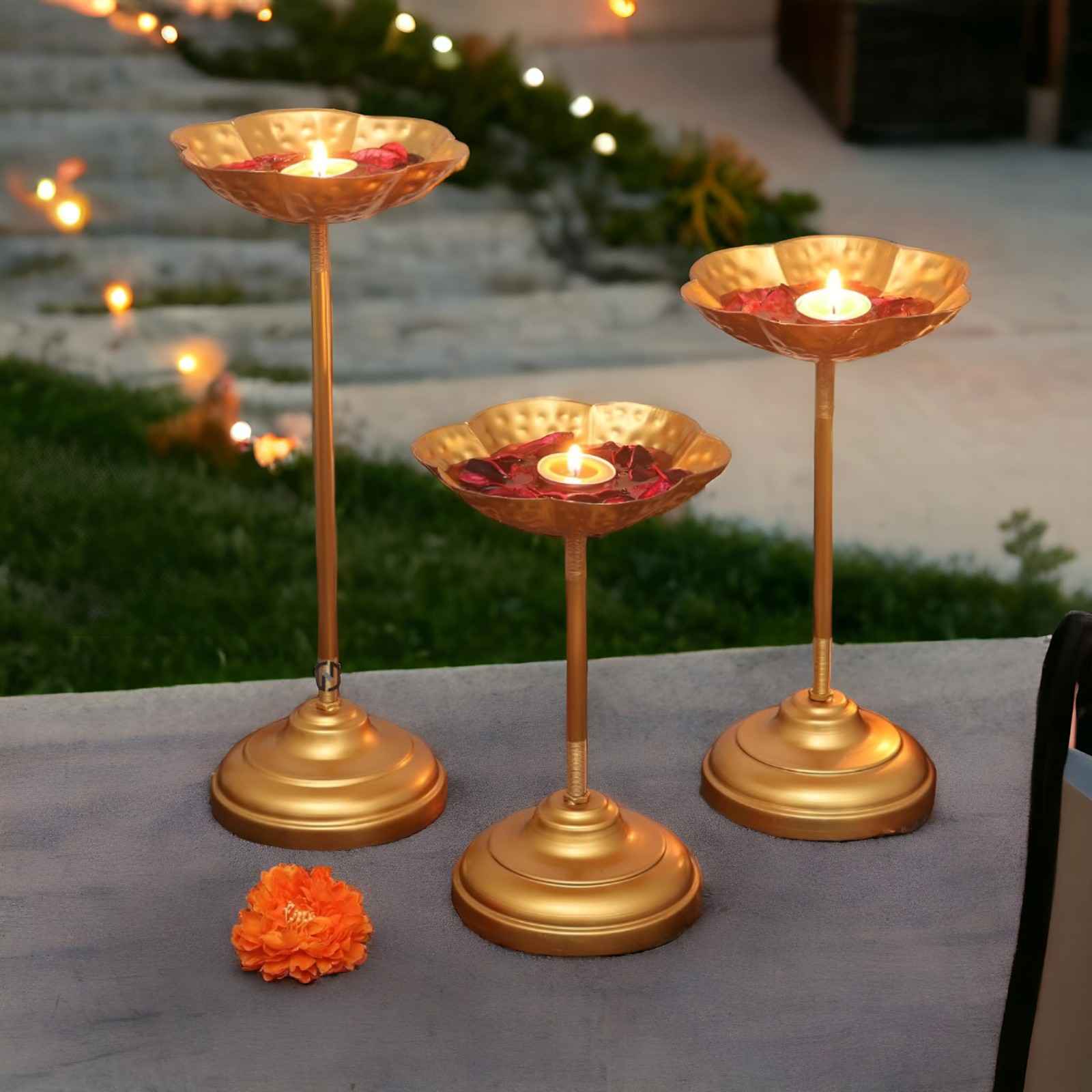 Taj Urli Bowl Tealight Holder Stand