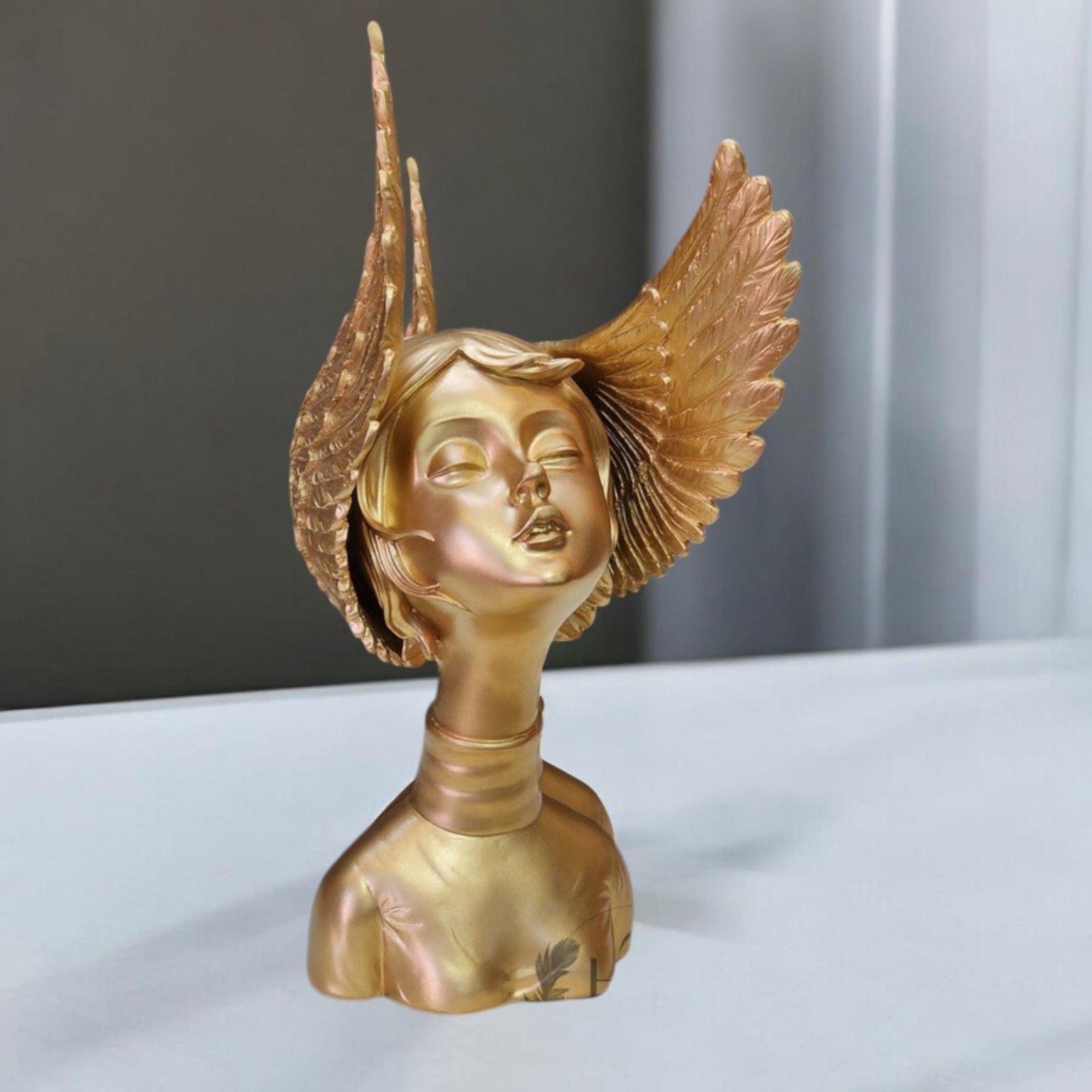 Winged Lady Showpiece Aesthetic Statue