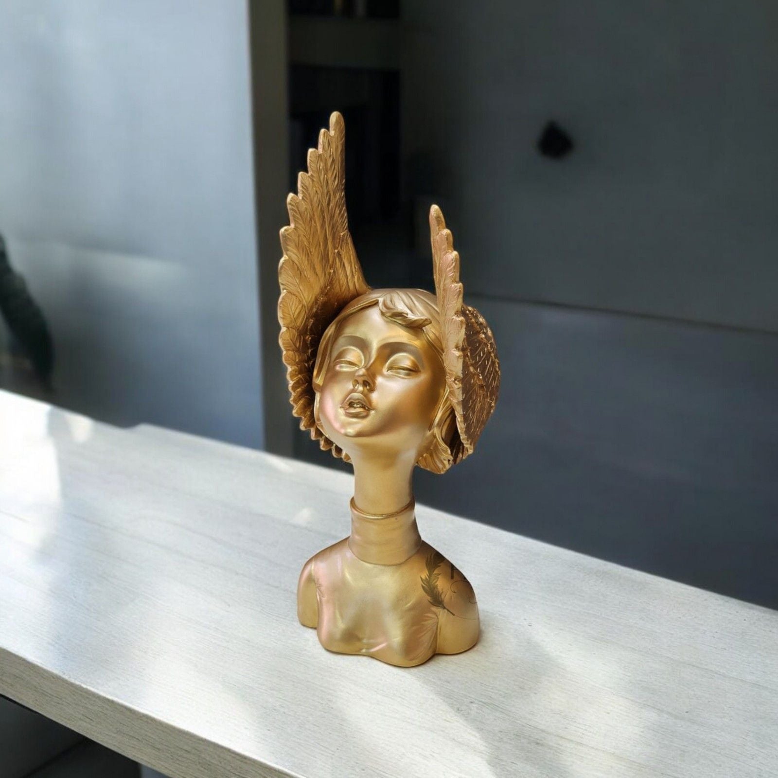 Winged Lady Showpiece Aesthetic Statue