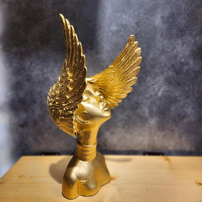 Winged Lady Showpiece Aesthetic Statue